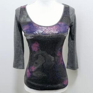 Armani Exchange Sequin Top XS
